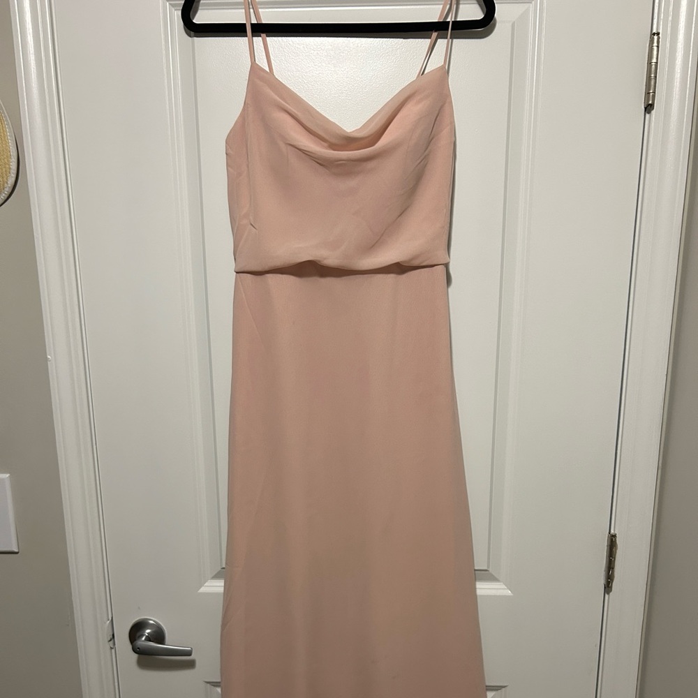 Revelry Skye Chiffon Dress - First Kiss Pink